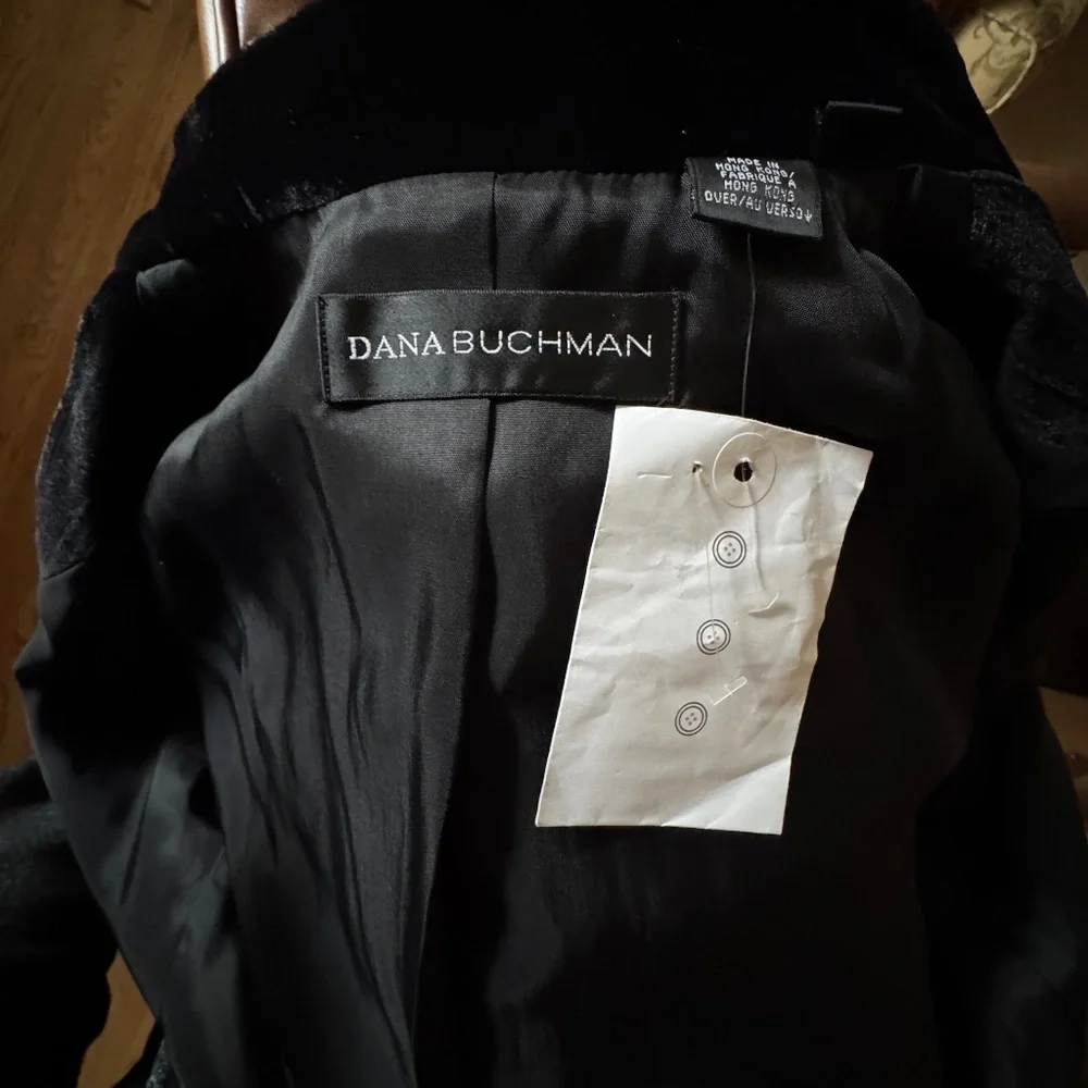 Dana Buchman Velvet Jacket Sz 4 - Picture 10 of 10